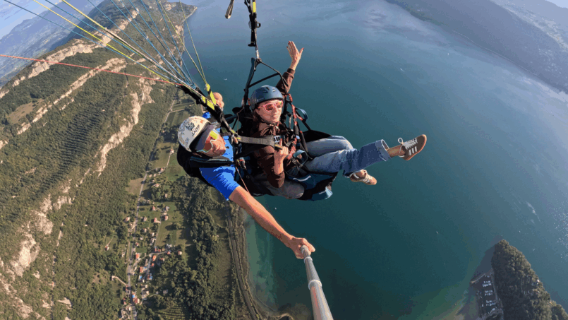 Découvrez le Lac du Bourget vu d’en haut
